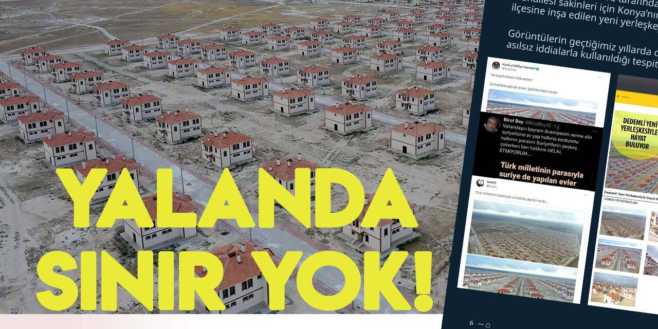 Konya Meram Dedemli Konutlarını yalanlarına alet ettiler!