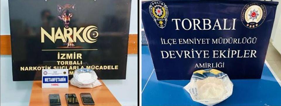1 kilo uyuşturucu ile yakaladılar