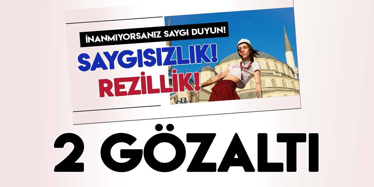 Kocatepe Camii’nde saygısız çekimlerle ilgili 2 gözaltı