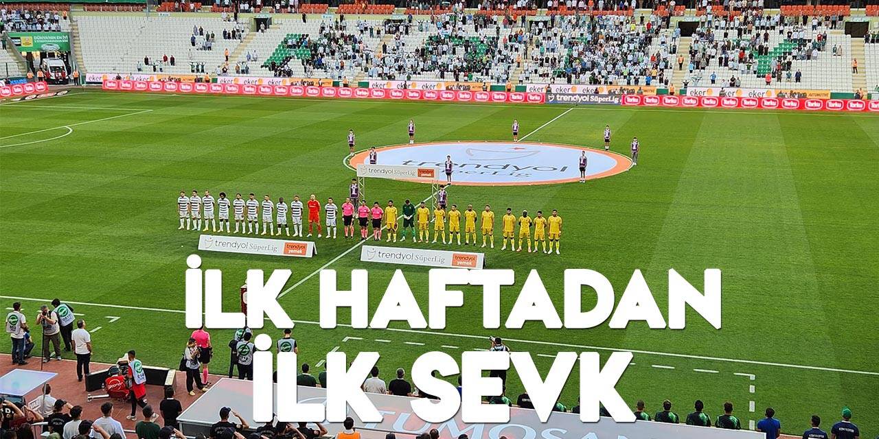 Konyaspor daha ilk haftadan PFDK'ya sevk edildi