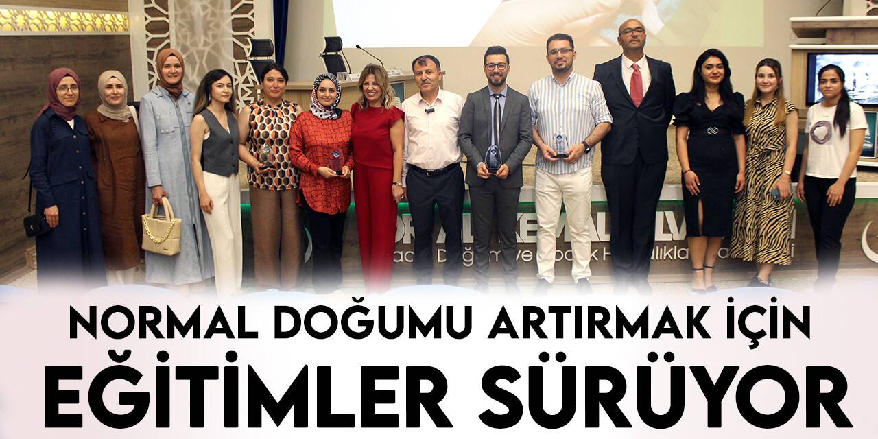 Normal doğum oranlarını artırmak için eğitimler sürüyor