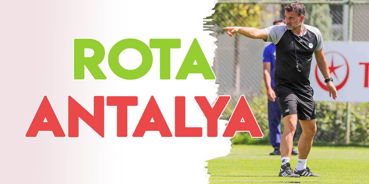 Konyaspor'da rota Antalyaspor