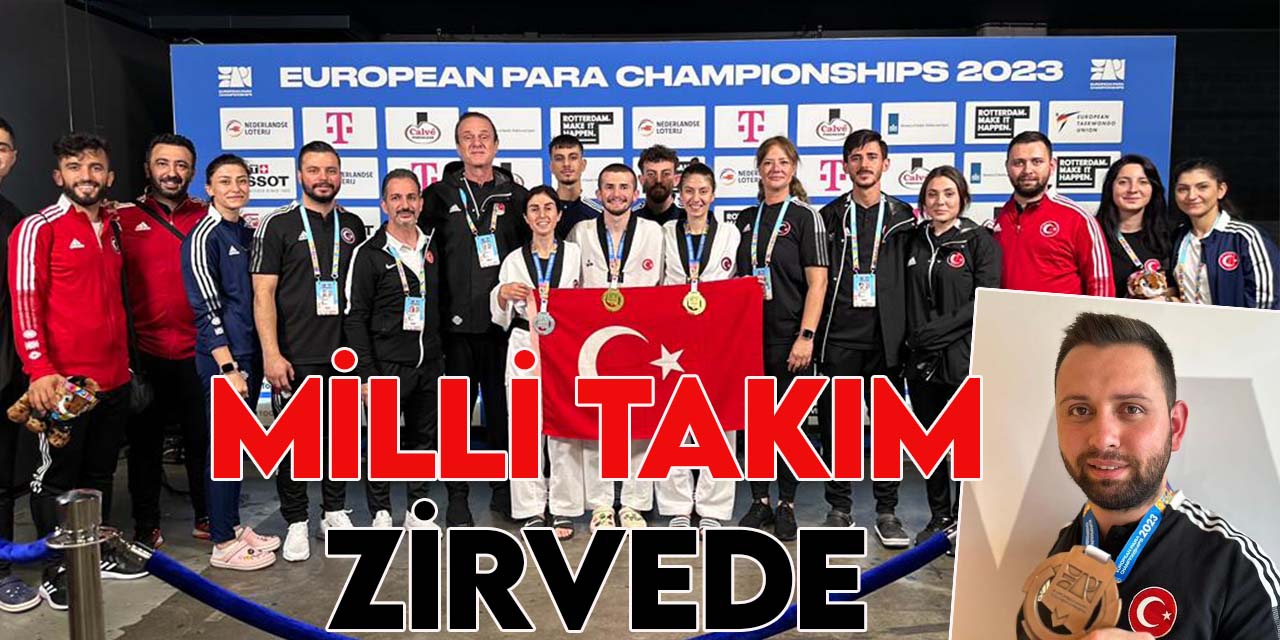 Para taekwondoda Türkiye Avrupa'nın zirvesinde