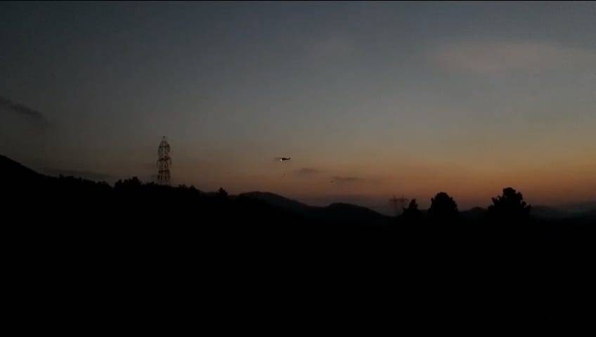 Yangına gece görüşlü yangın söndürme helikopterleri müdahale edecek