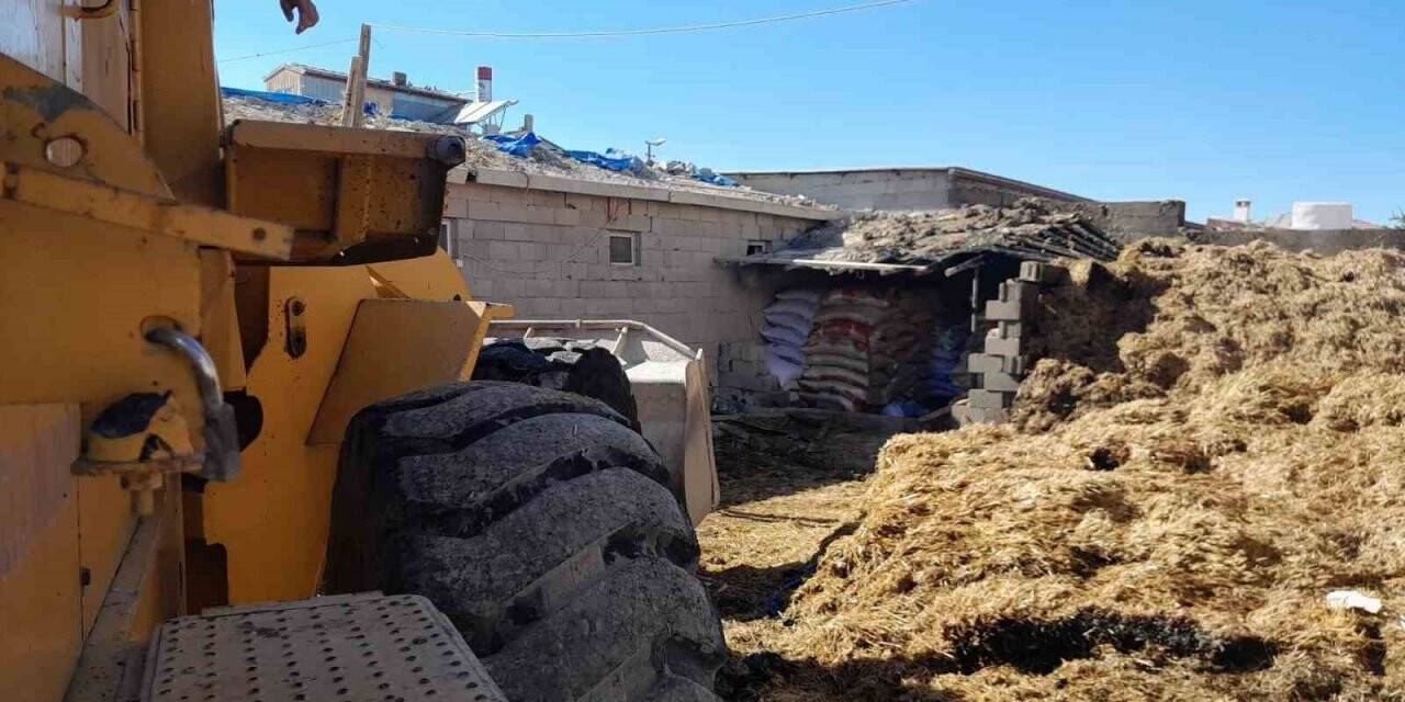 Konya’da balya yangını