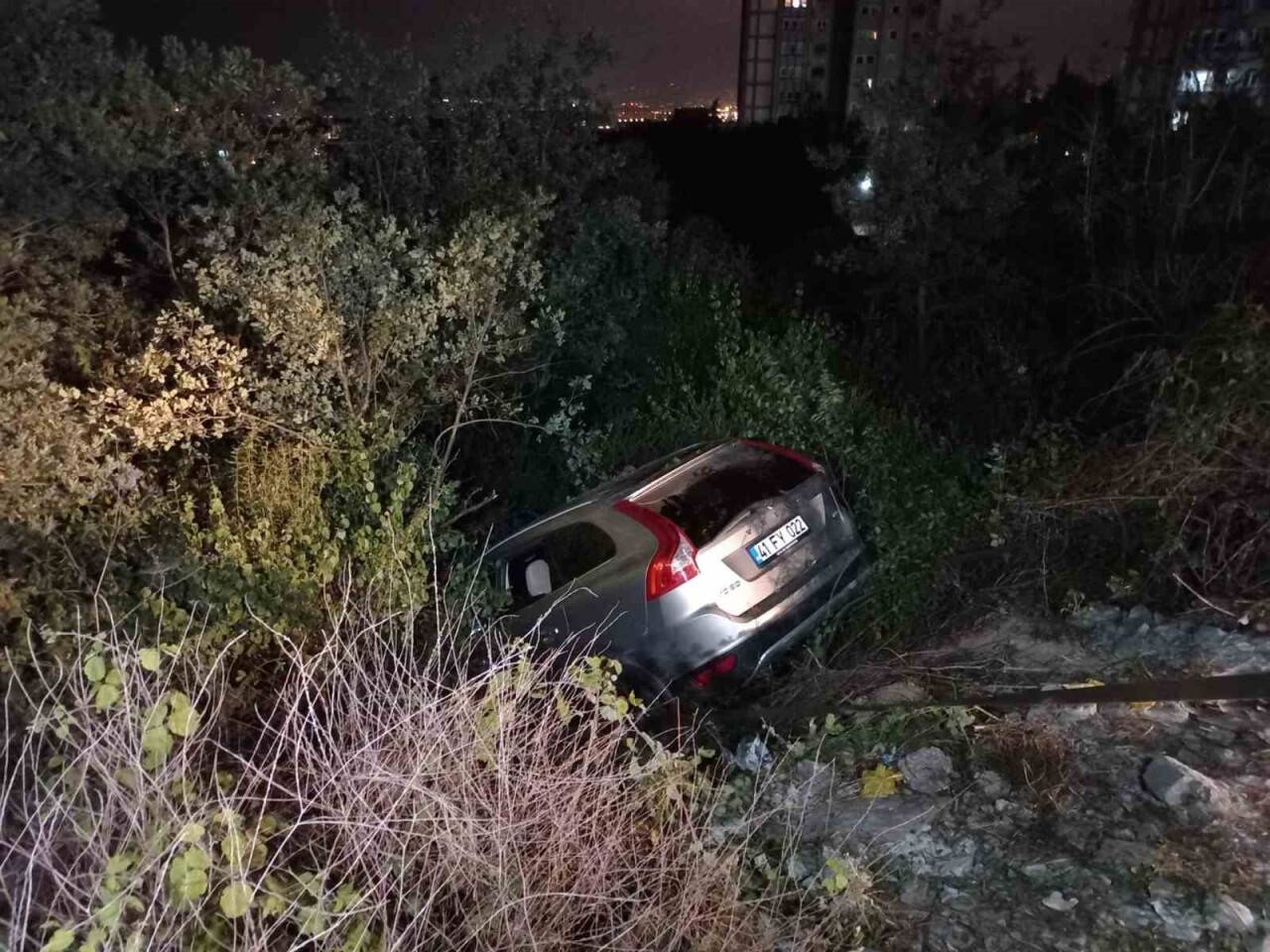 Kontrolü kaybetti düşerek durabildi