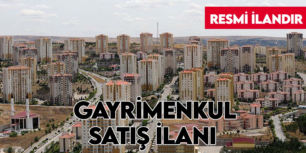 Konya Büyükşehir Belediye Başkanlığı'ndan gayrimenkul satış ilanı