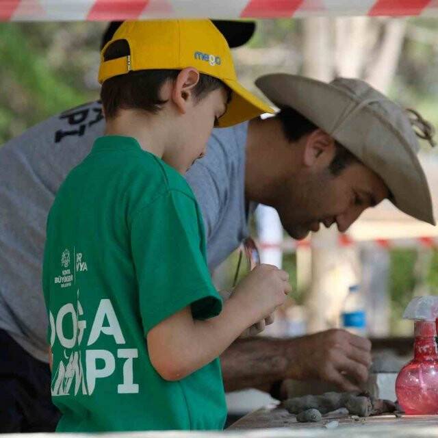 Babalar ile oğulları kampta buluştu