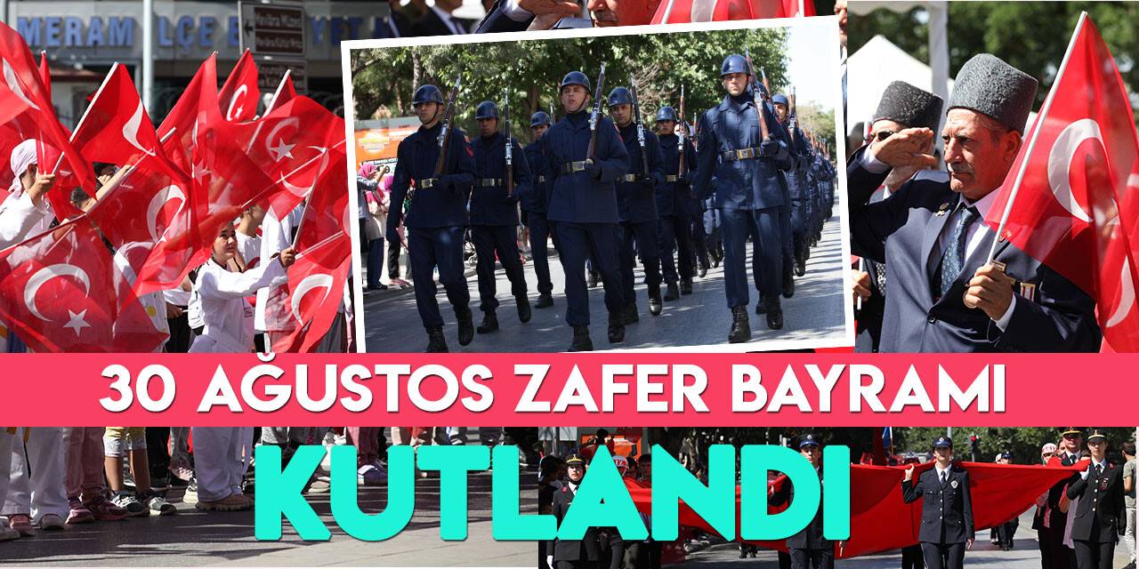 Konya’da 30 Ağustos Zafer Bayramı kutlandı