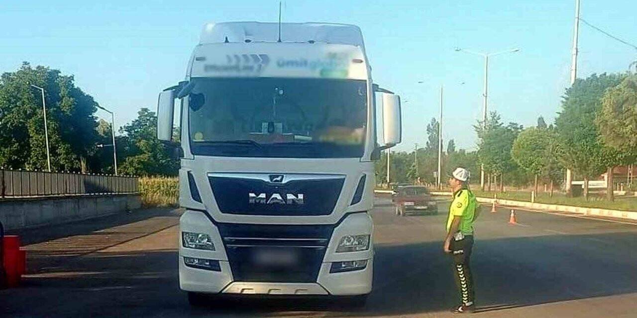 Beyşehir’de yasağa uymayan yüksek tonajlı araçlara ceza