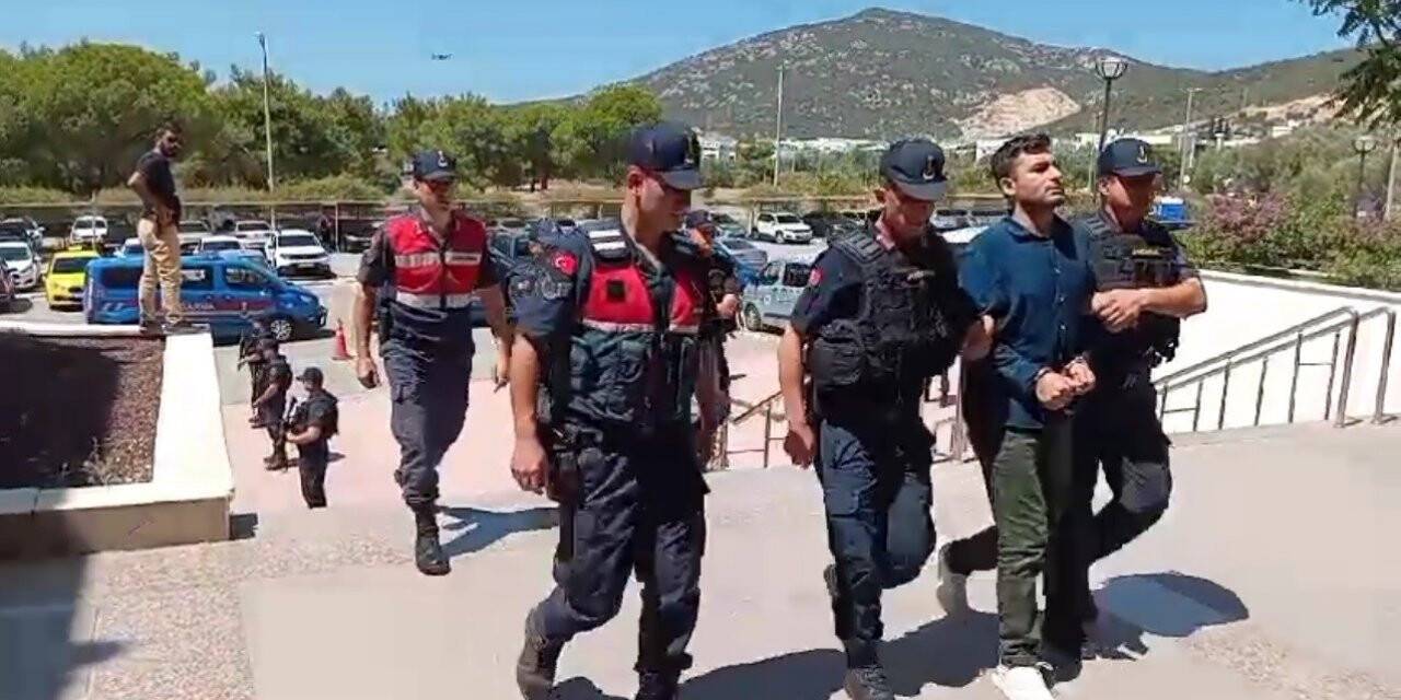Bodrum’da silahlı çalışmanın zanlıları adliyeye sevk edildi