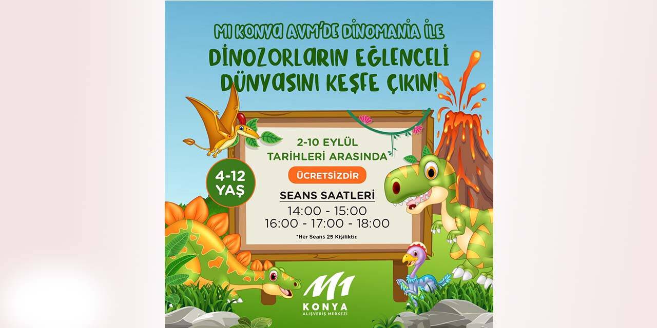Konya'daki AVM'de okula dönüş etkinliği