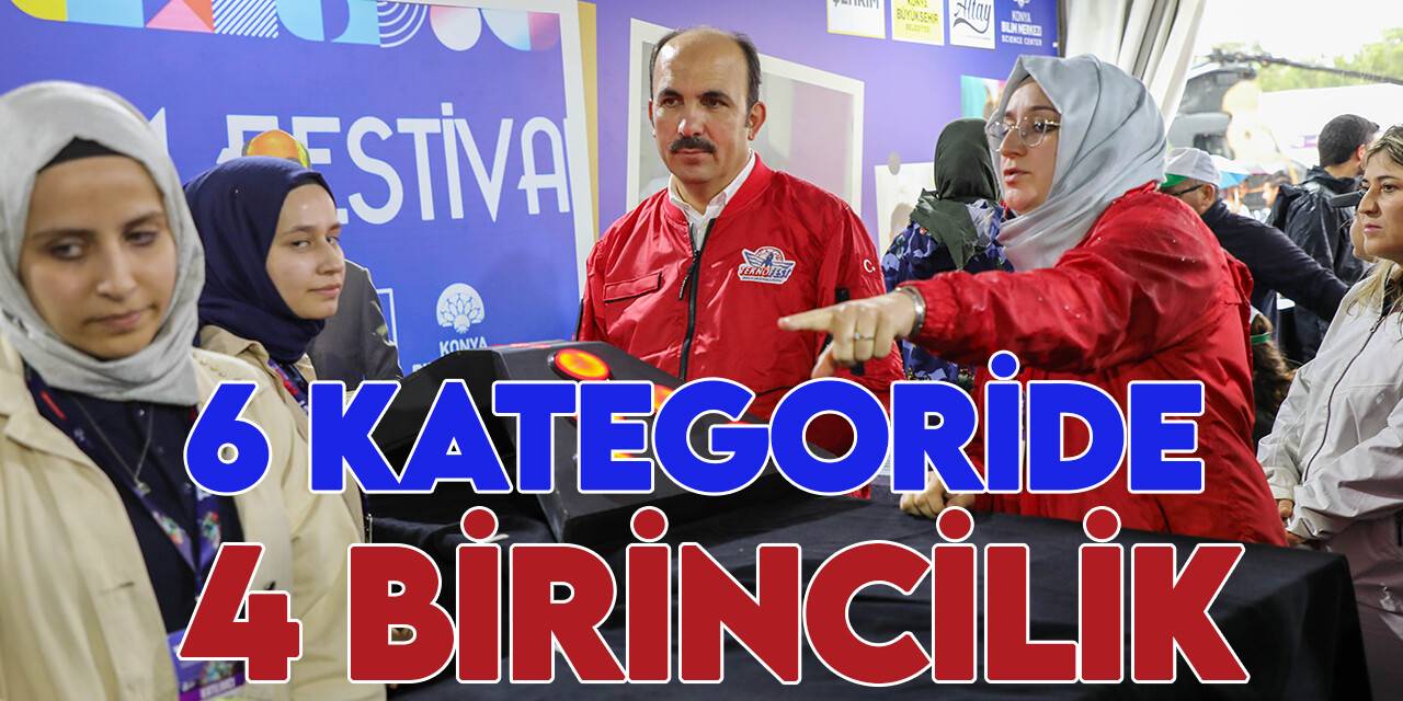 Konya o konularda da farkını ortaya çıkardı: 6 kategoride 4 birincilik
