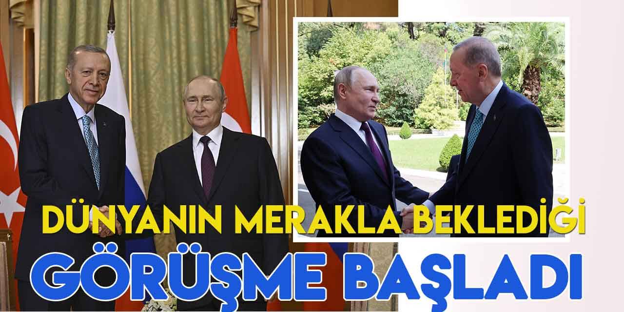 Soçi'deki "Putin-Erdoğan zirvesi  başladı