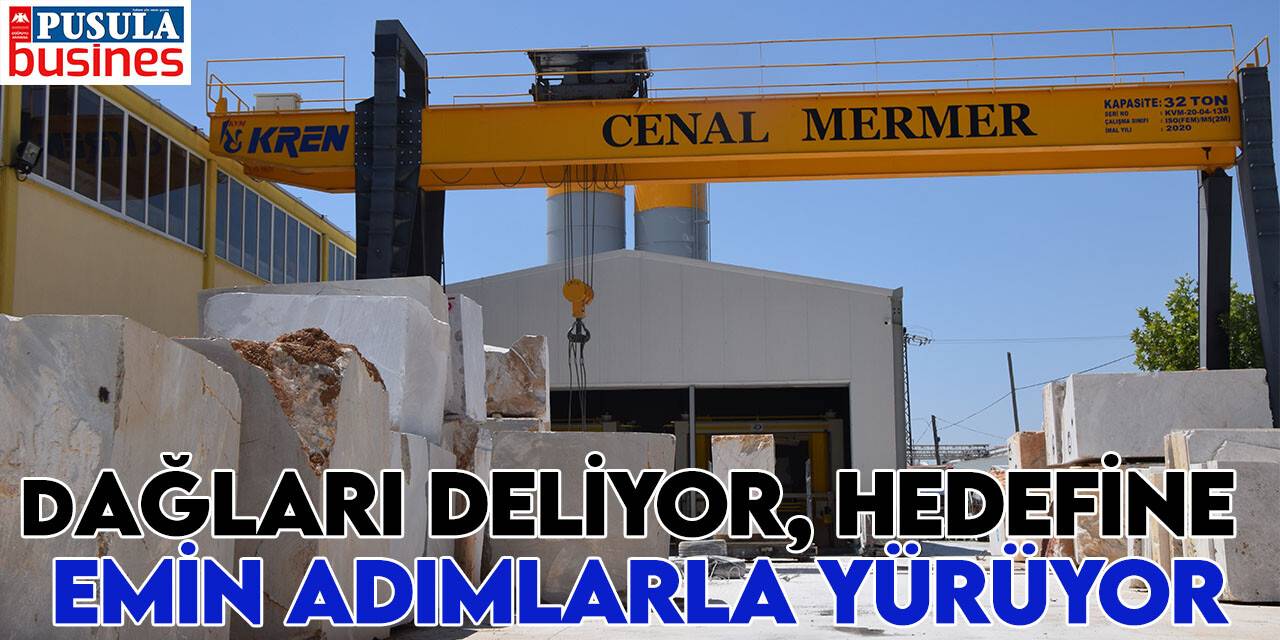 Dağları deliyor, hedefine emin adımlarla yürüyor