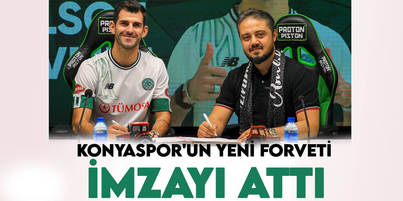 Konyaspor'un yeni forveti imzayı attı