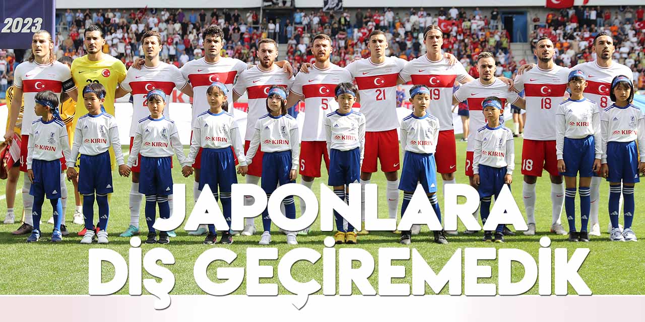 A Milli Takım, özel maçta Japonya’ya 4-2 mağlup oldu