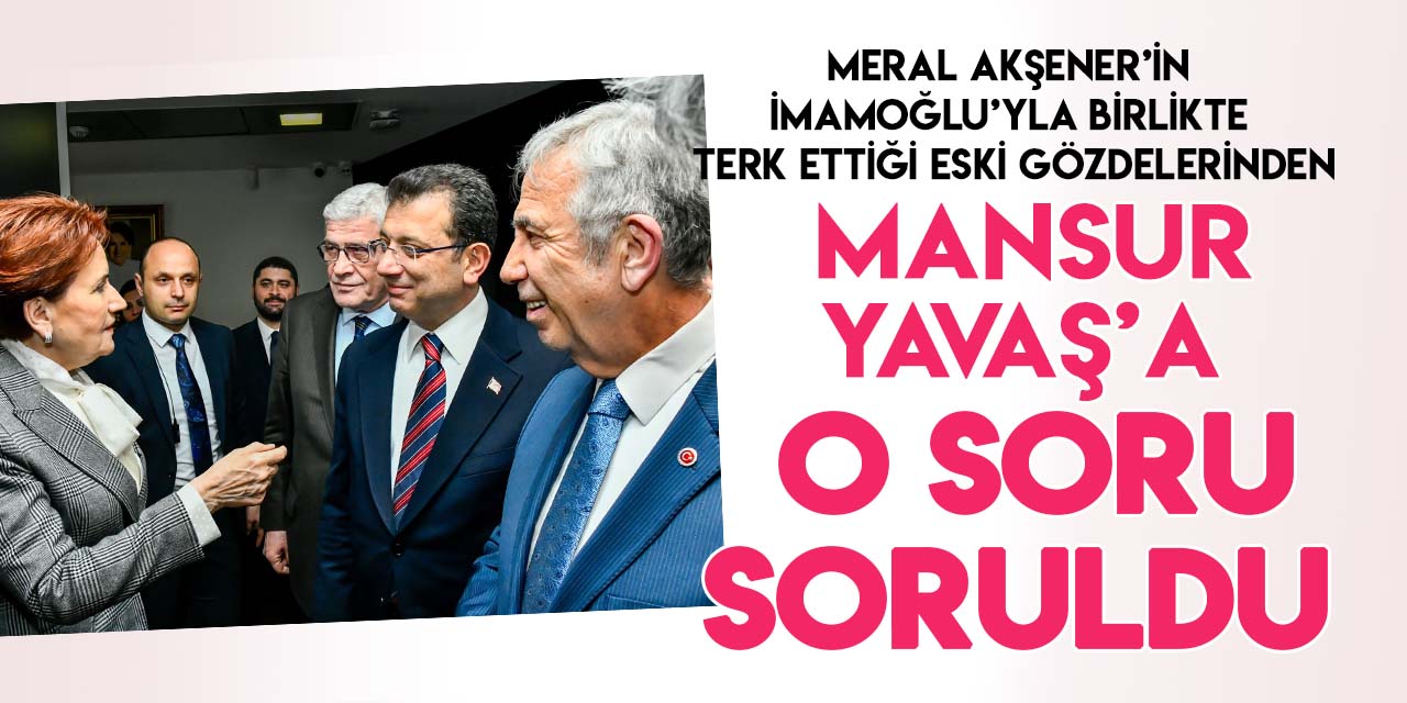 Ankara BB Başkanı Yavaş'a, İYİ Parti'nin "tek başına seçim" kararı soruldu