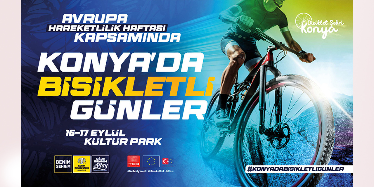 “Konya’da Bisikletli Günler” etkinliği gerçekleşecek