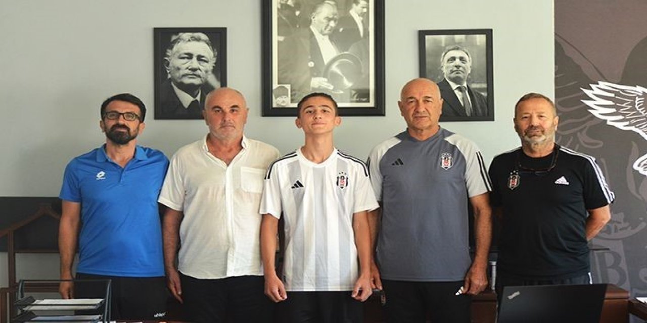 14 yaşında  Mardin’den Beşiktaş’a transfer oldu