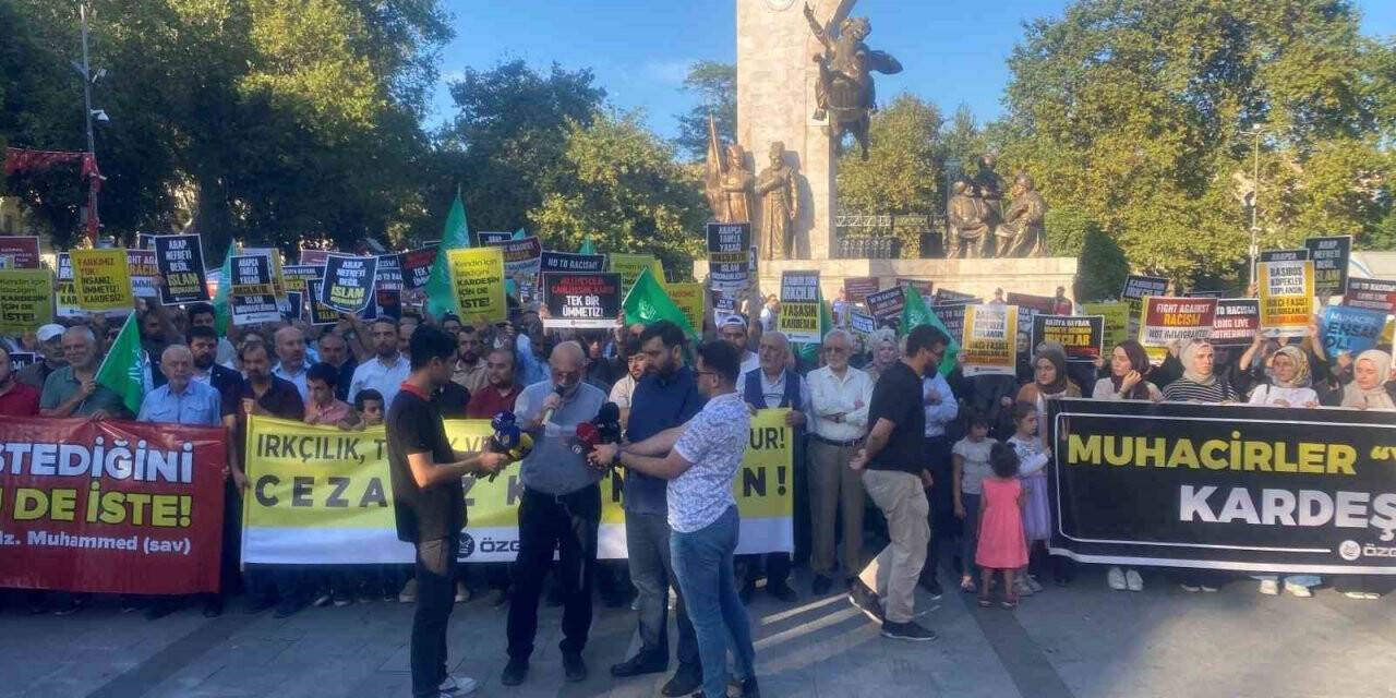 Fatih’te ırkçılığa karşı eylemde gerginlik: 6 gözaltı