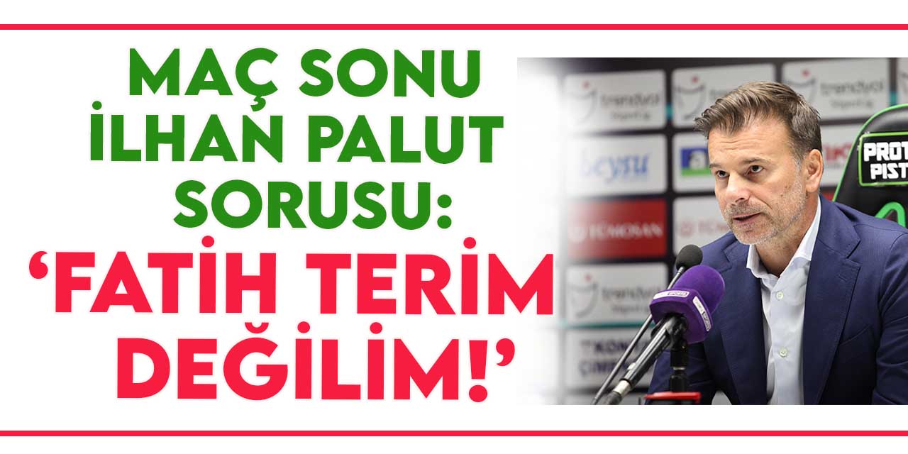 Konyaspor Teknik Direktörü Stanojevic, İlhan Palut sorusuna böyle cevap verdi: "Fatih Terim değilim!"