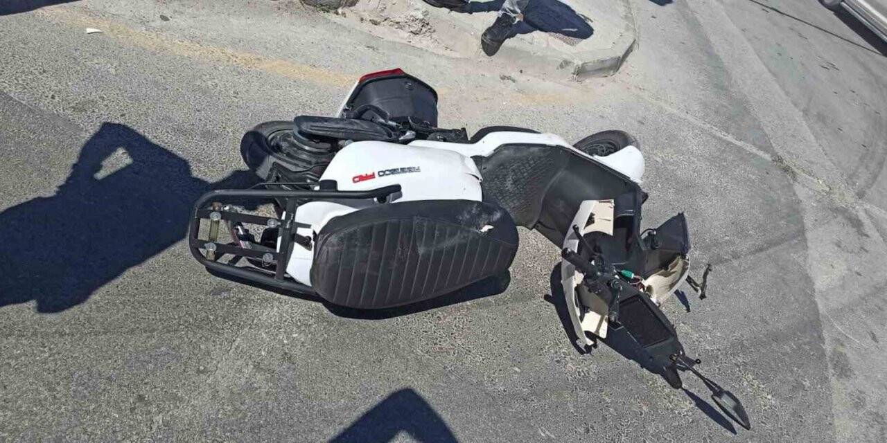 Konya'da kamyonetle elektrikli bisiklet çarpıştı: 1 yaralı