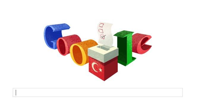 Google'dan Cumhurbaşkanı Seçimi İçi Özel Logo
