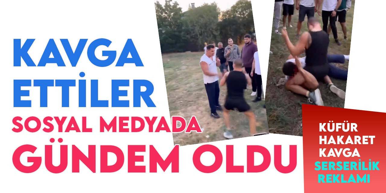 Kaan Kazgan ve Savaş Cebeci isimli şahıslar kavga edip paylaştılar: Gençlere kötü örnek!