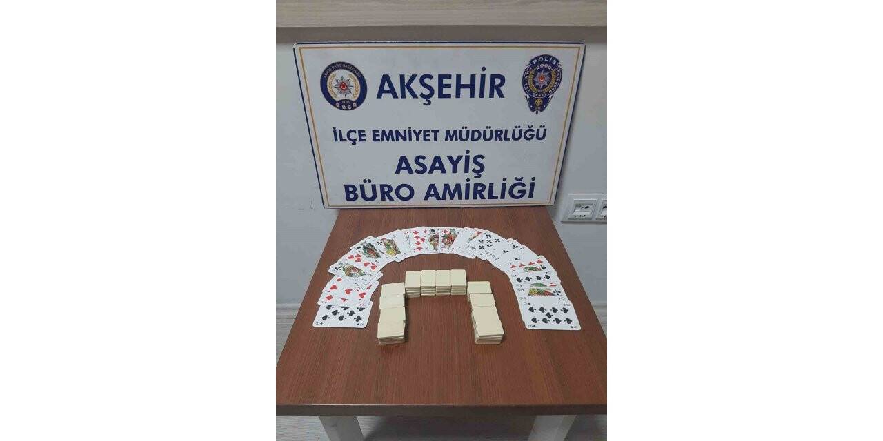 Akşehir’de kumar cezası