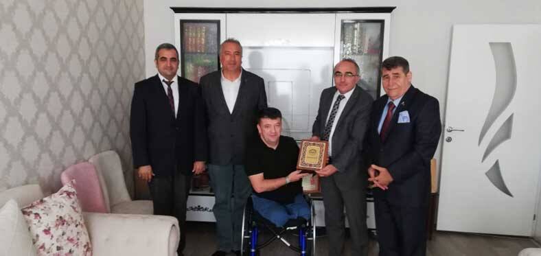 Selçuklu Kaymakamı Tortop'tan gazilere ziyaret