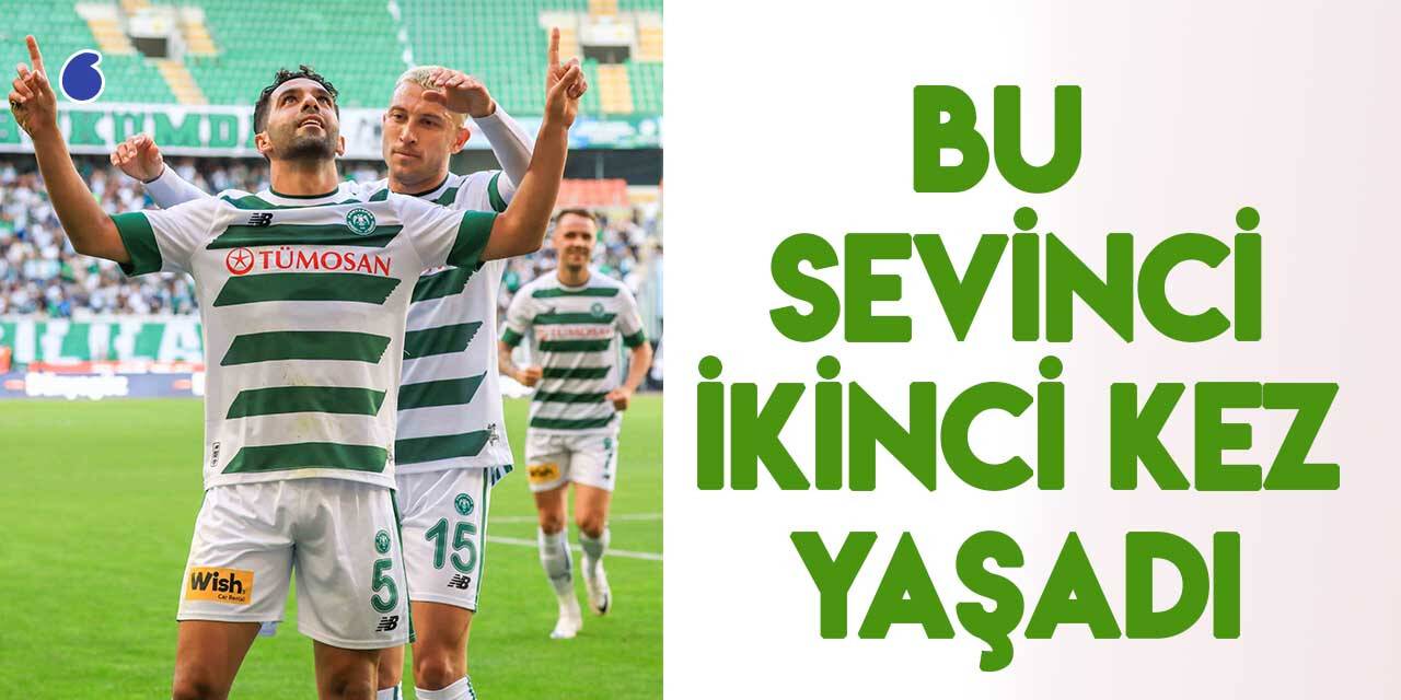 Uğurcan Yazğılı Konyaspor formasıyla ikinci kez gol sevinci yaşadı
