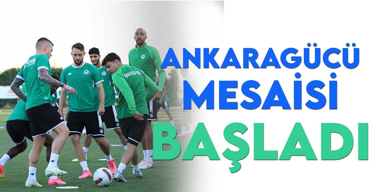 Tümosan Konyaspor,  MKE Ankaragücü maçı hazırlıklarına başladı