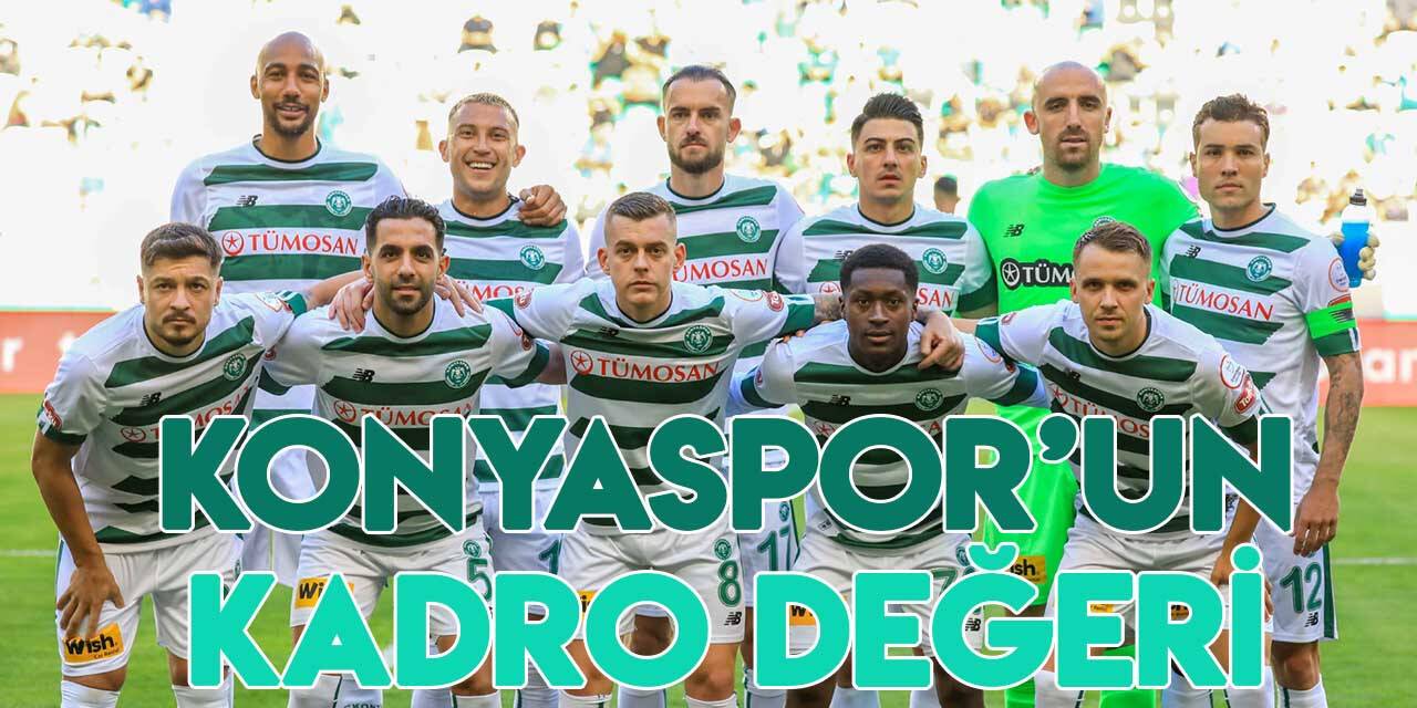 İşte Konyaspor'un kadro değeri