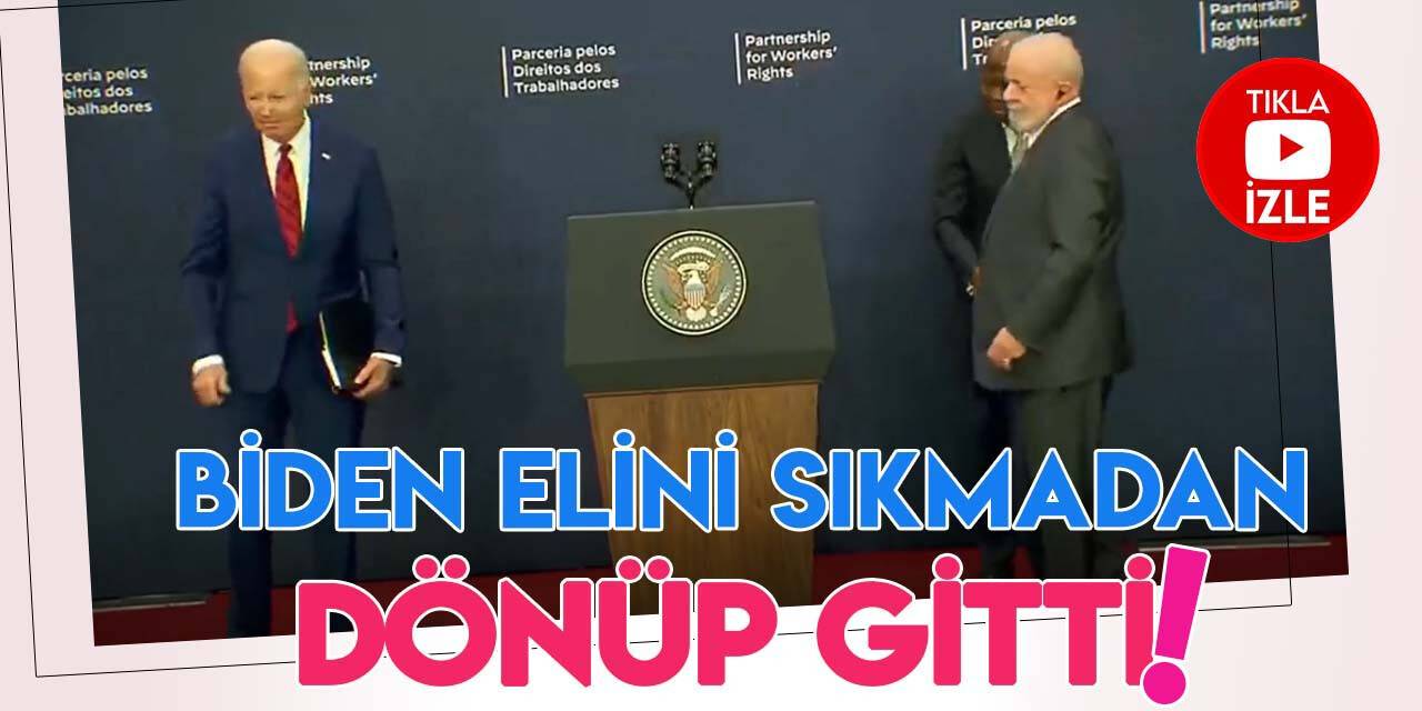 Joe Biden'in tokalaşmayı unuttuğu görüntüler dünyada gündem oldu