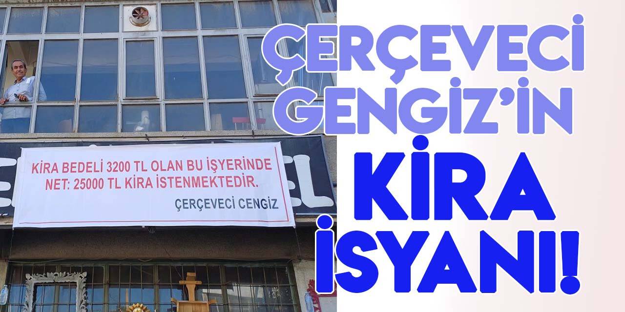 İşyeri sahibi yüzde 500 zam istedi! Kiracı isyan edip pankartla deşifre etti!