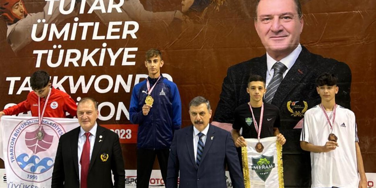 Meram Belediyesporlu Taekwondocu Türkiye üçüncüsü oldu