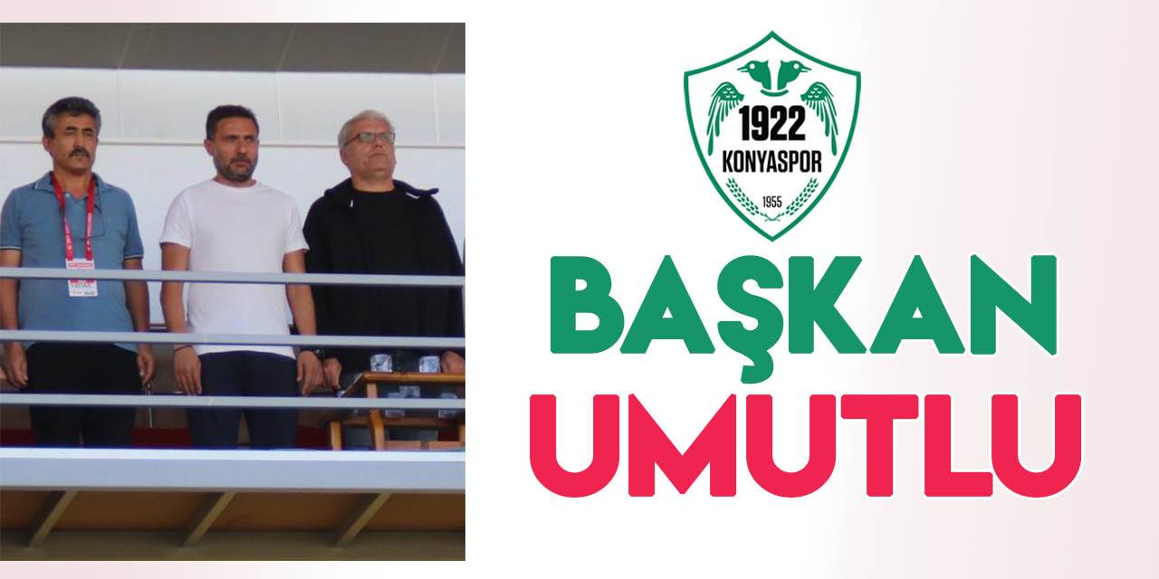 1922 Konyaspor'da Başkan Tezcan umutlu