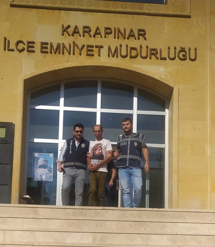 Kesinleşmiş cezası bulunuyordu: Karapınar'da uyuşturucu ile yakalandı