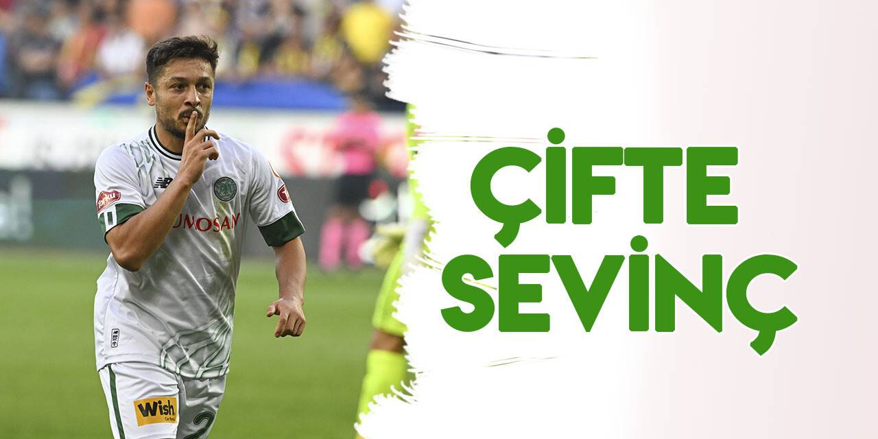 Konyasporlu Ahmet Oğuz’da çifte sevinç