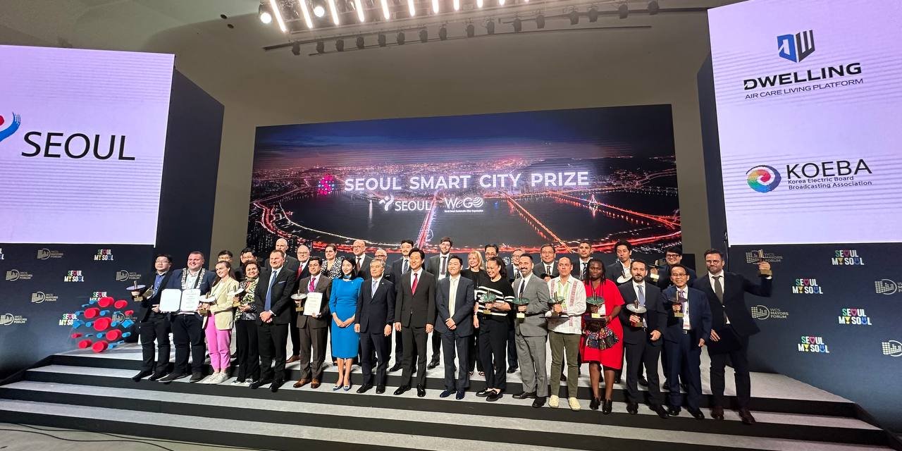 Uğur Başkan’a Güney Kore’den ‘Akıllı Şehir Liderlik Ödülü’