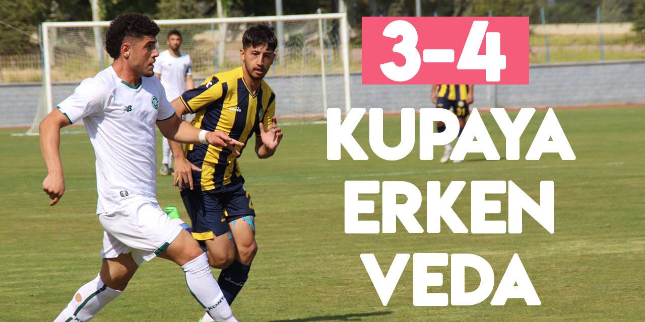 1922 Konyaspor, kupaya penaltılarda  veda etti