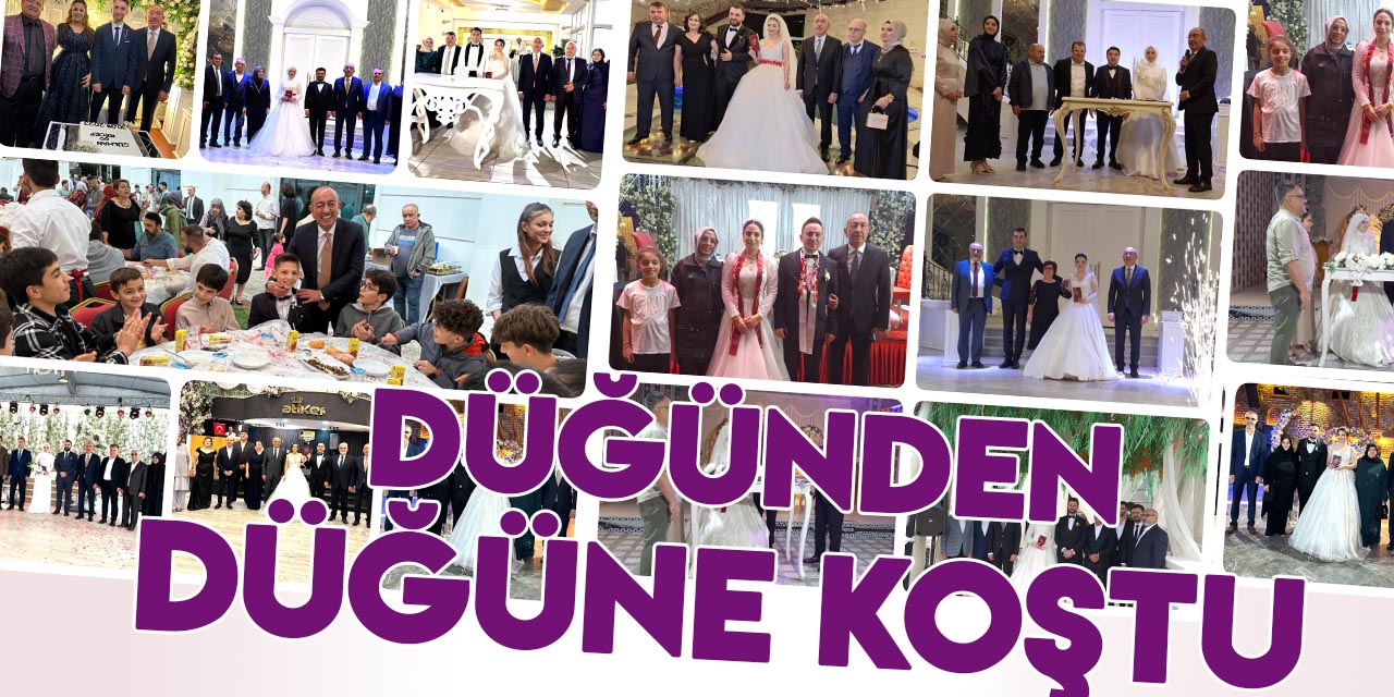 Meram Belediye Başkanı Mustafa Kavuş hafta sonu 12 düğüne katıldı
