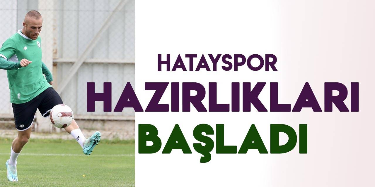 Konyaspor Hatayspor maçı hazırlıklarına başladı