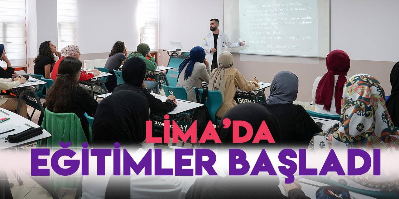 LİMA'da yeni eğitim yılı başladı
