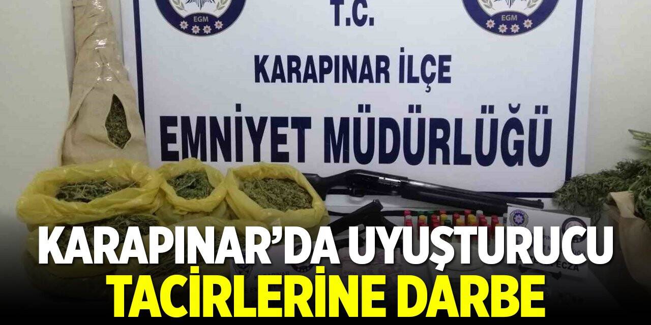 Konya’da uyuşturucu tacirlerine bir darbe de Karapınar'da vuruldu