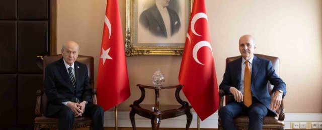 Meclis Başkanı Kurtulmuş'tan Bahçeli'yi ziyaret sonrası  "yeni anayasa" açıklaması