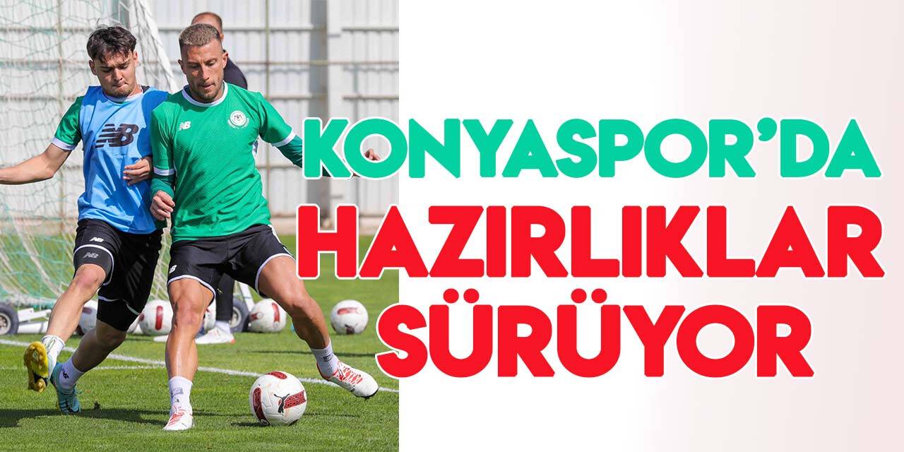 Konyaspor, Hatayspor maçı hazırlıklarını sürdürdü