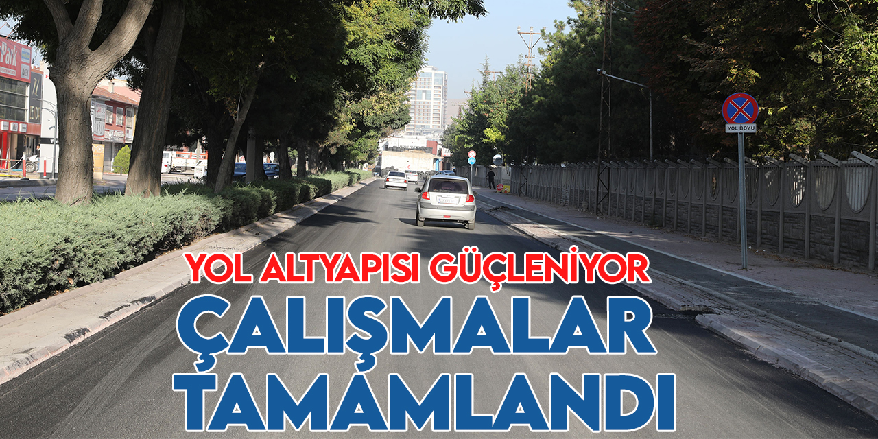 Konya'da yol altyapısı güçlenmeye devam ediyor: Bir cadde de daha çalışmalar tamamlandı