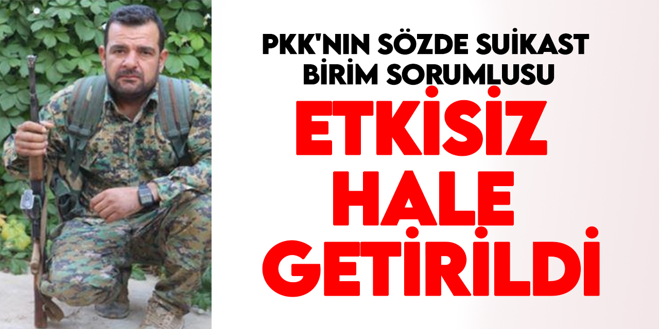 MİT'ten nokta operasyon: PKK/KCK-YBŞ'nin sözde sorumlusu etkisiz
